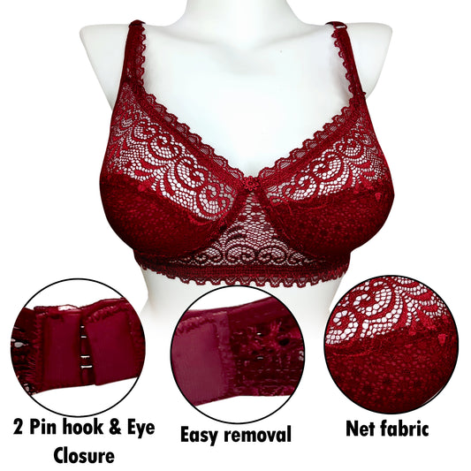 ByouBra Elegant Net Bra Stylish and beautiful .